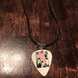 THE POLICE GROUP GUITAR PICK NECKLACE